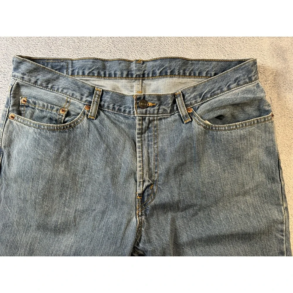 Levis 531 Athletic Slim Jeans Mens 36x34 Blue Stretch Denim Tapered 531-0009